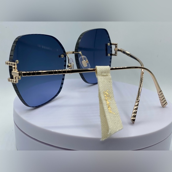 👑Chopard SCHG31 0300 Sunglasses Titanium New Authentic - Picture 13 of 16